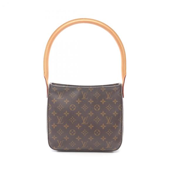 LOUIS VUITTON Brown Monogram Leather Shoulder Bag - Picture 1 of 8